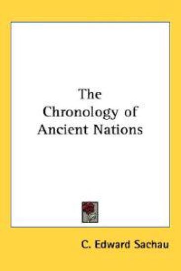 The Chronology Of Ancient Nations