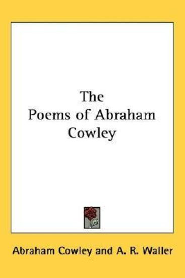 Poems of Abraham Cowley