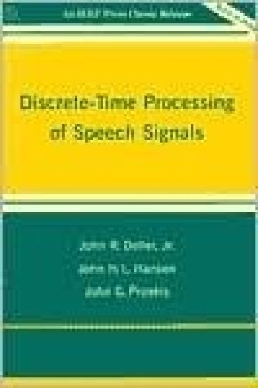 Discrete-Time Processing of Speech Signals