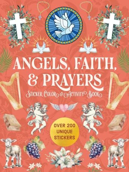Angels, Faith & Prayers Sticker, Color & Activity Book