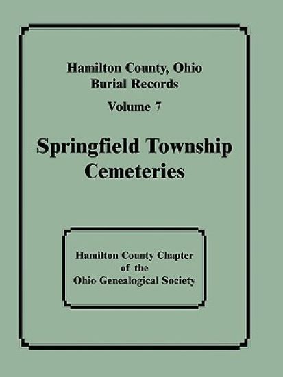 Hamilton County, Ohio Burial Records, Volume 7