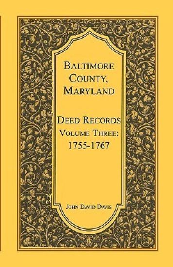 Baltimore County, Maryland Deed Records, Volume 3