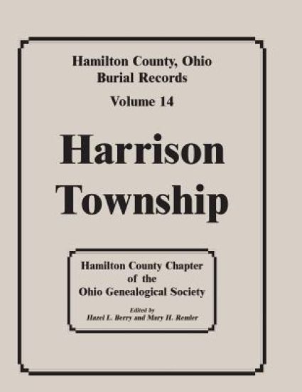 Hamilton County, Ohio Burial Records, Volume 14