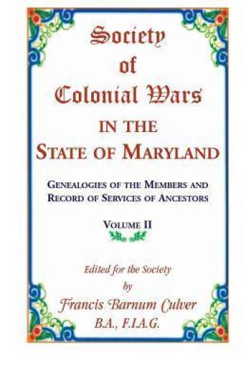 Society of Colonial Wars in the State of Maryland