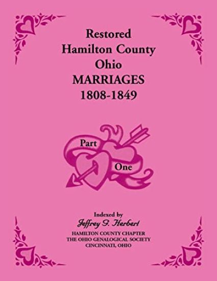 Restored Hamilton County, Ohio, Marriages, 1808-1849