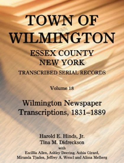 Town of Wilmington, Essex County, New York, Transcribed Serial Records, Volume 18