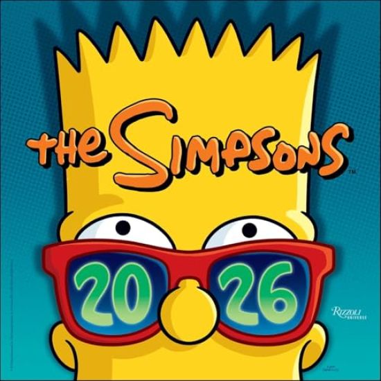 The Simpsons 2026 Wall Calendar