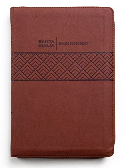 Santa Biblia de Promesas Reina Valera 1960 / Letra Gigante - 13 Puntos / Piel Especial Con Cierre / Café // Spanish Promise Bible Rvr 1960 / Giant Pri