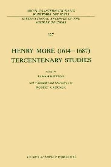 Henry More (1614–1687) Tercentenary Studies