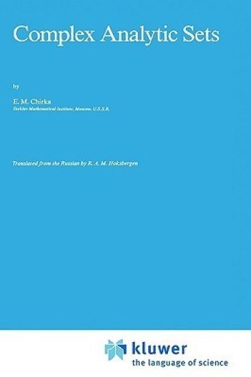 Complex Analytic Sets