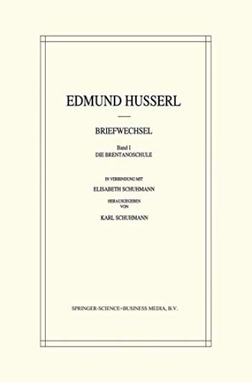 Edmund Husserl Briefwechsel