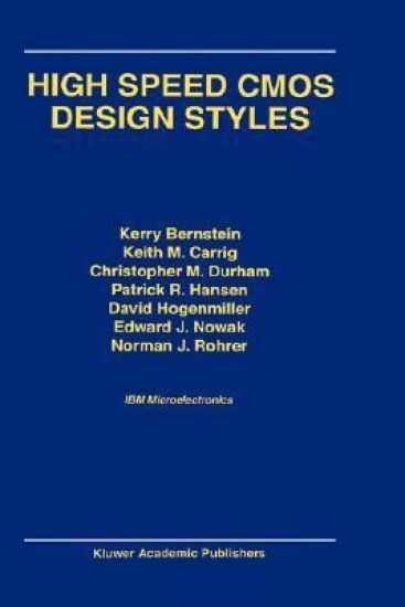 High Speed CMOS Design Styles