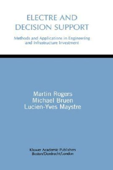 Electre and Decision Support