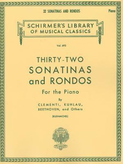 32 Sonatinas and Rondos: Schirmer Library of Classics Volume 693 Piano Solo
