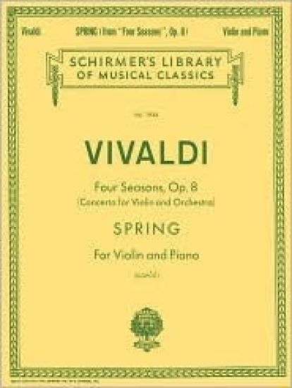 Spring: Schirmer Library of Classics Volume 1934 Violin and Piano