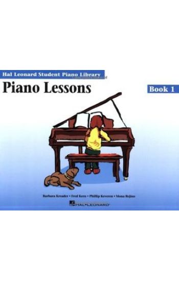Piano Lessons - Book 1 Piano Learning Book for Kids with Structured Lessons and Piano Sheets Hal Leonard Student Piano Library