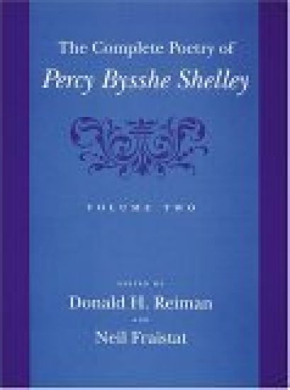 The Complete Poetry of Percy Bysshe Shelley
