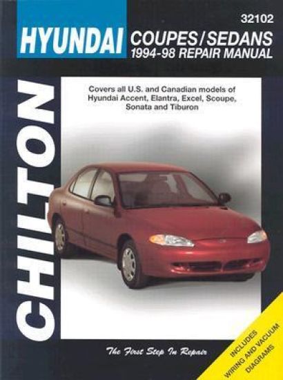 Hyundai Coupes/Sedans (94 - 98) (Chilton)