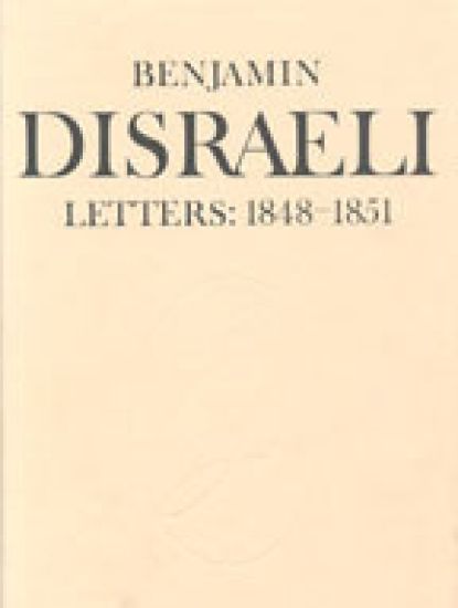 Benjamin Disraeli Letters