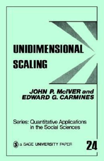 Unidimensional Scaling