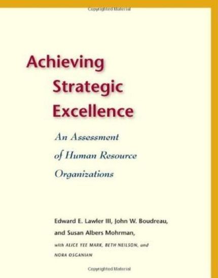 Achieving Strategic Excellence