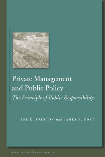 Private Management and Public Policy