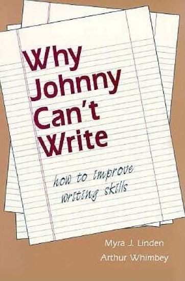 Why Johnny Can't Write