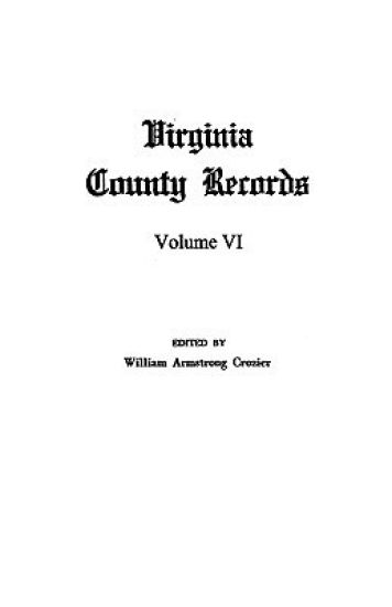 Virginia County Records