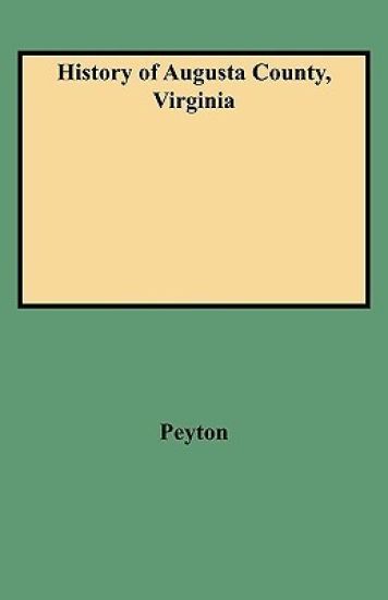 History of Augusta County, Virginia