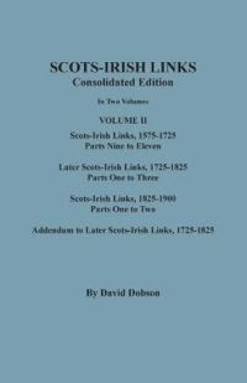 Scots-Irish Links, 1525-1825