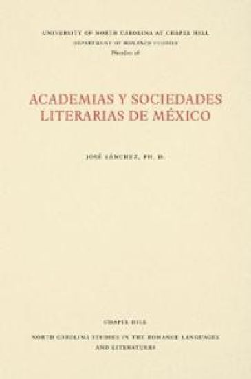 Academias Y Sociedades Literarias De México