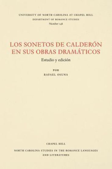 Los Sonetos De Calderón En Sus Obras Dramáticos