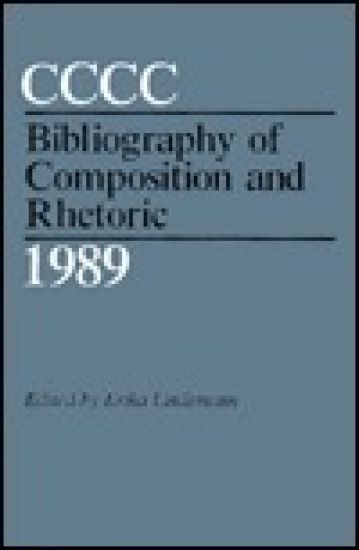 Cccc Bibliography of Composition and Rhetoric, 1989