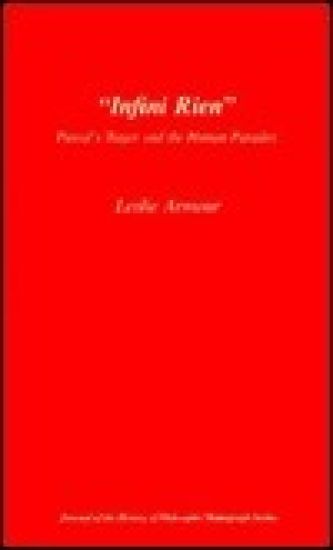 "Infini Rien" – Pascal`s Wager and the Human Paradox