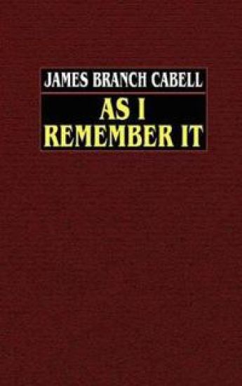 As I Remember it
