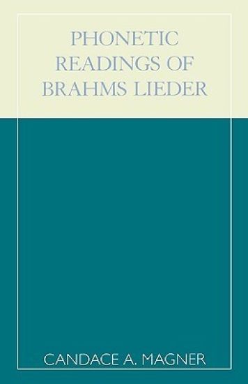 Phonetic Readings of Brahms Lieder