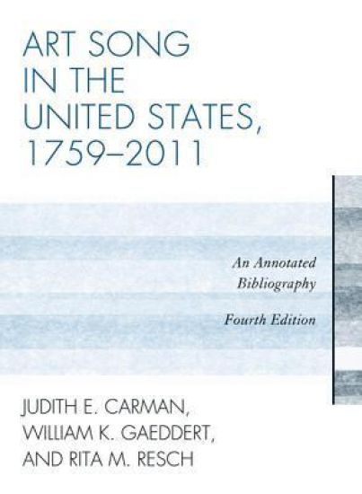 Art Song in the United States, 1759-2011