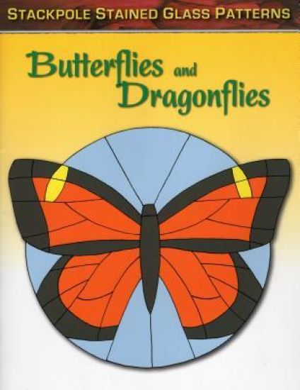 Stained Glass Patterns: Butterflies and Dragonflies