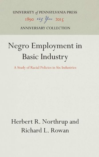 Negro Employment in Basic Industry