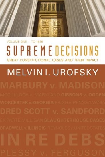 Supreme Decisions, Volume 1
