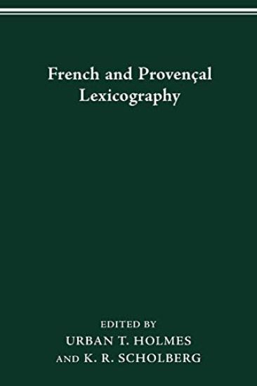 French and Provençal Lexicography