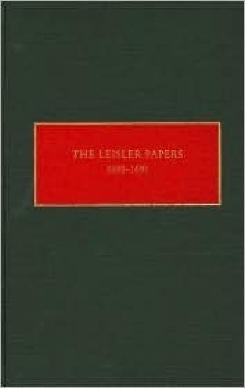 The Leisler Papers, 1689-1691