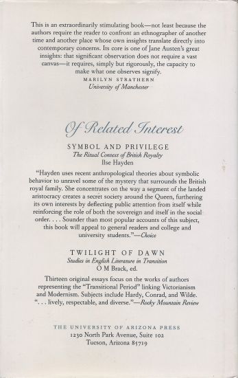 Jane Austen and the Fiction of Culture