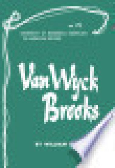 Van Wyck Brooks - American Writers 71