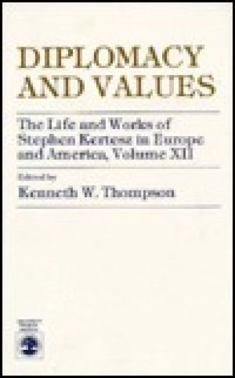 Diplomacy and Values