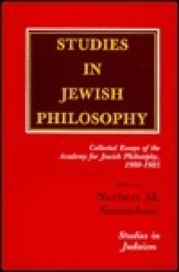 Studies in Jewish Philosophy