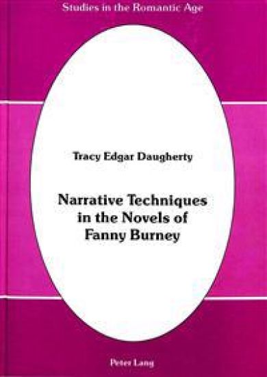 Narrative Techniques in the Novels of Fanny Burney