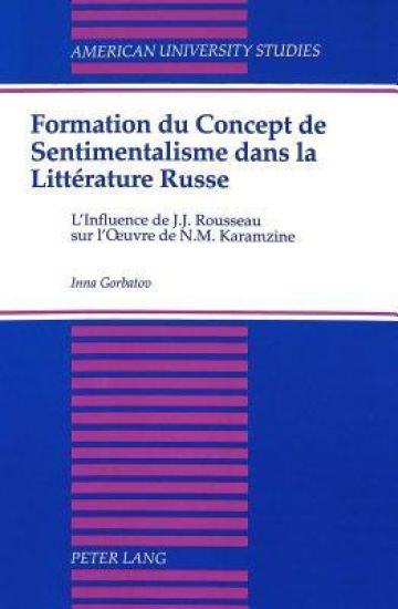 Formation du Concept de Sentimentalisme dans la Litterature Russe
