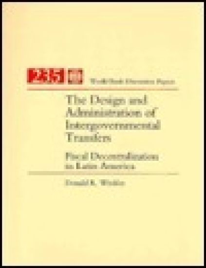 Design and Administration of Intergovernmental Transfers