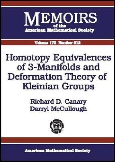 Homotopy Equivalences Of 3-Manifolds And Deformation Theory Of Kleinian Groups